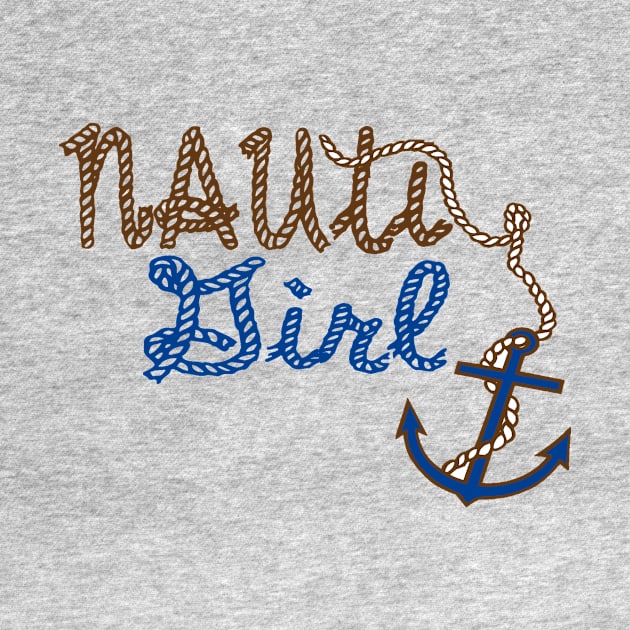 Nauti Girl Womens Boat Shirt by Sailfaster Designs